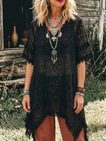 Vintage Art Comfortable Summer Fabrics Leopard Jacquard Chiffon Shirt