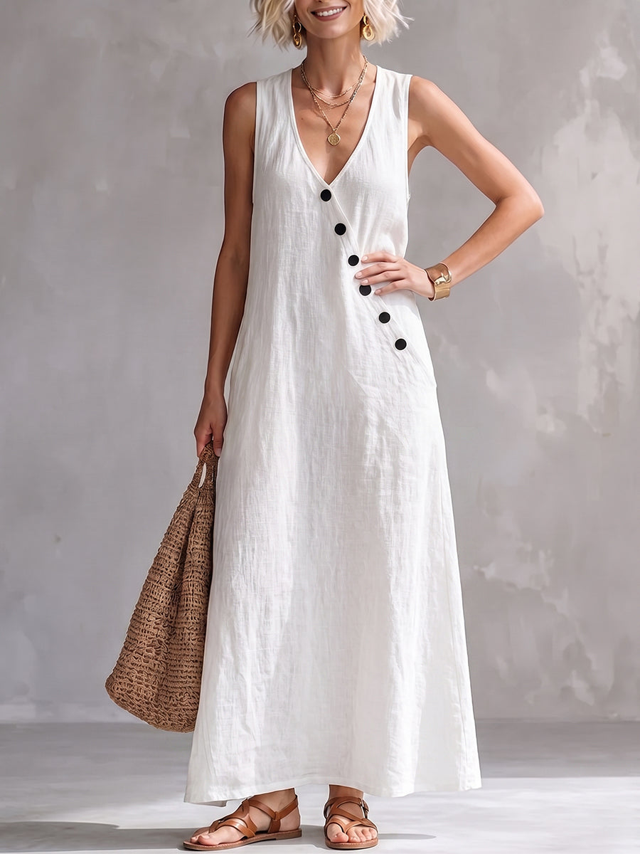 Minimalist And Cozy Button-up Dress