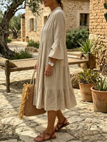 Women's Tiered Midi Dress