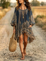 Women's Boho High-Low Dress